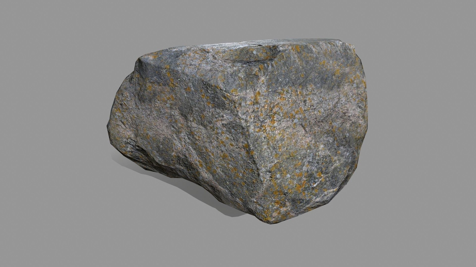 Rock Set Low-poly 3D model_14