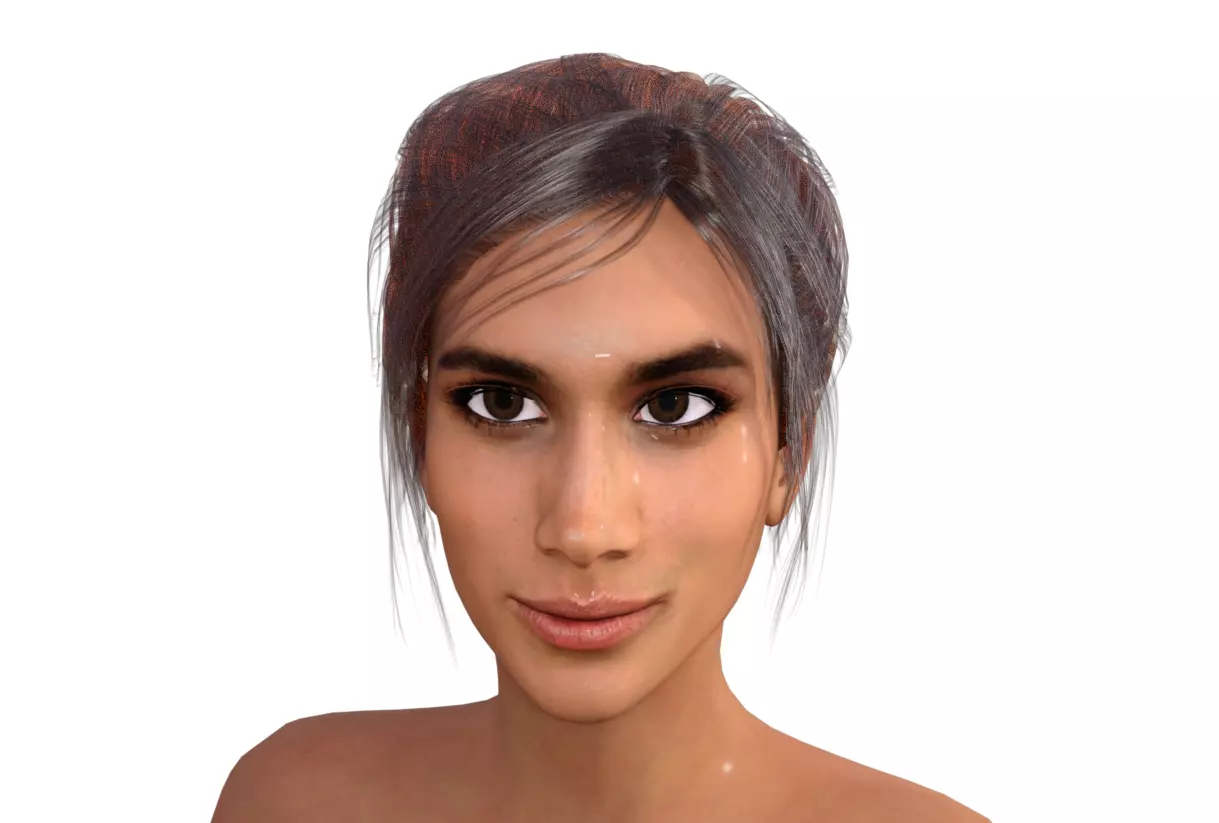 Ex senior members of the royal family Meghan 3D model