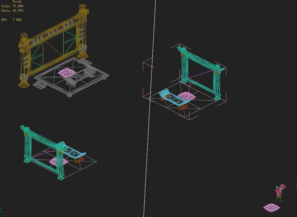 Dynasty Dynasty - Dining Table Screen 01 3D model_3