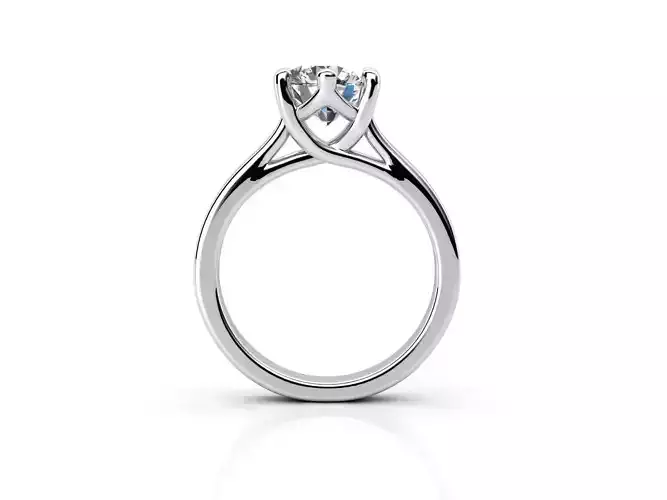dmc-05 solitaire diamond engagement ring