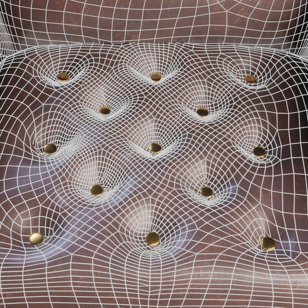 Leather Lounge Chair  3D model_24