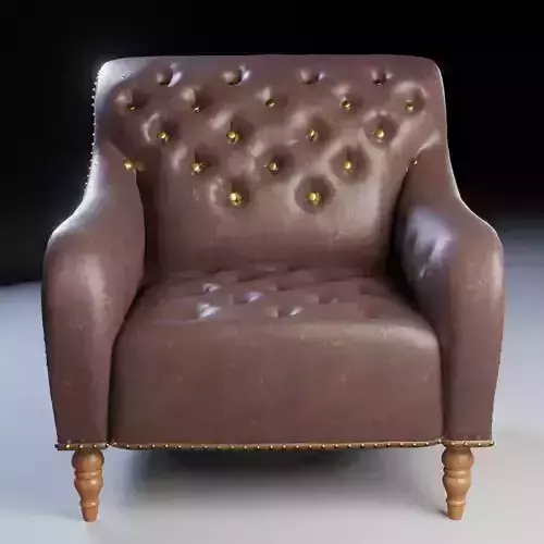 Leather Lounge Chair 