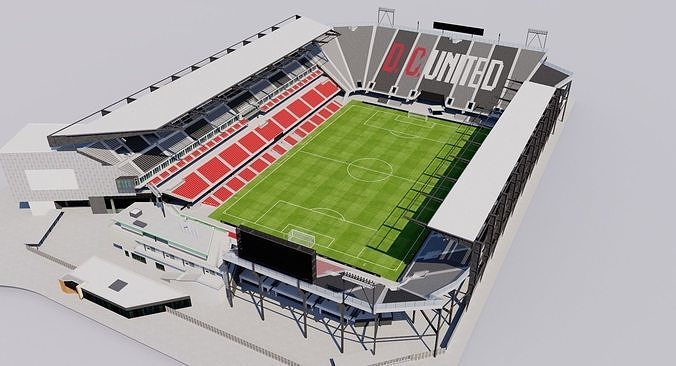 Audi Field - Washington DC - USA 3D model