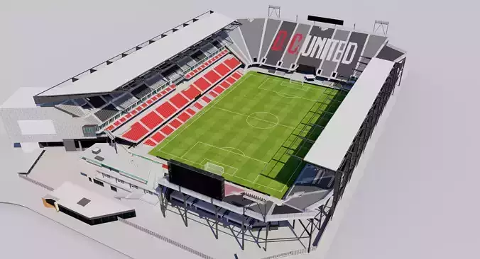 Audi Field - Washington DC - USA 3D model