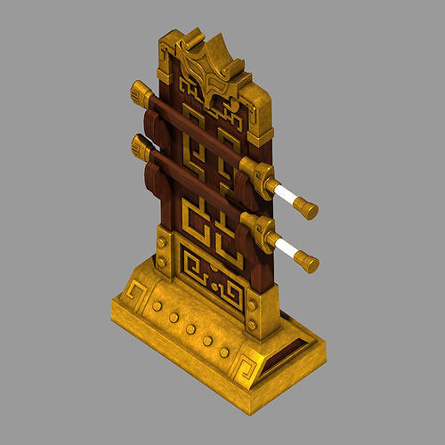 Dynasty Palace Interior - Screen - Tool Holder 3D model