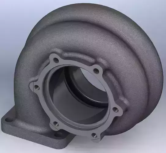 Turbocharger Turbine Housing  3D print model