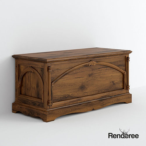 Victorian Old Brown  Set 3D model 5
