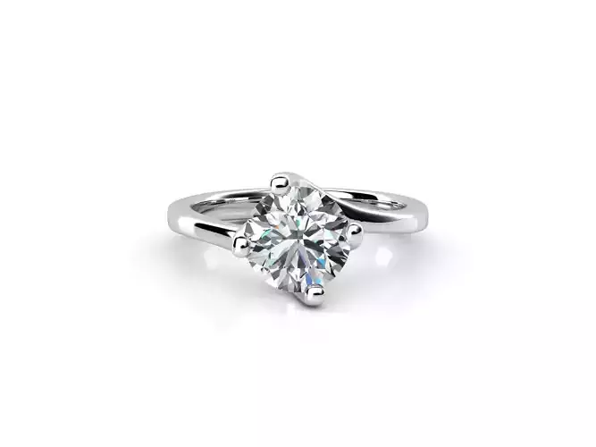 dmc-07 solitaire engagement ring with marquise cut diamond