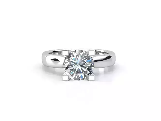 dmc-08 solitaire engagement ring with oval cut diamond
