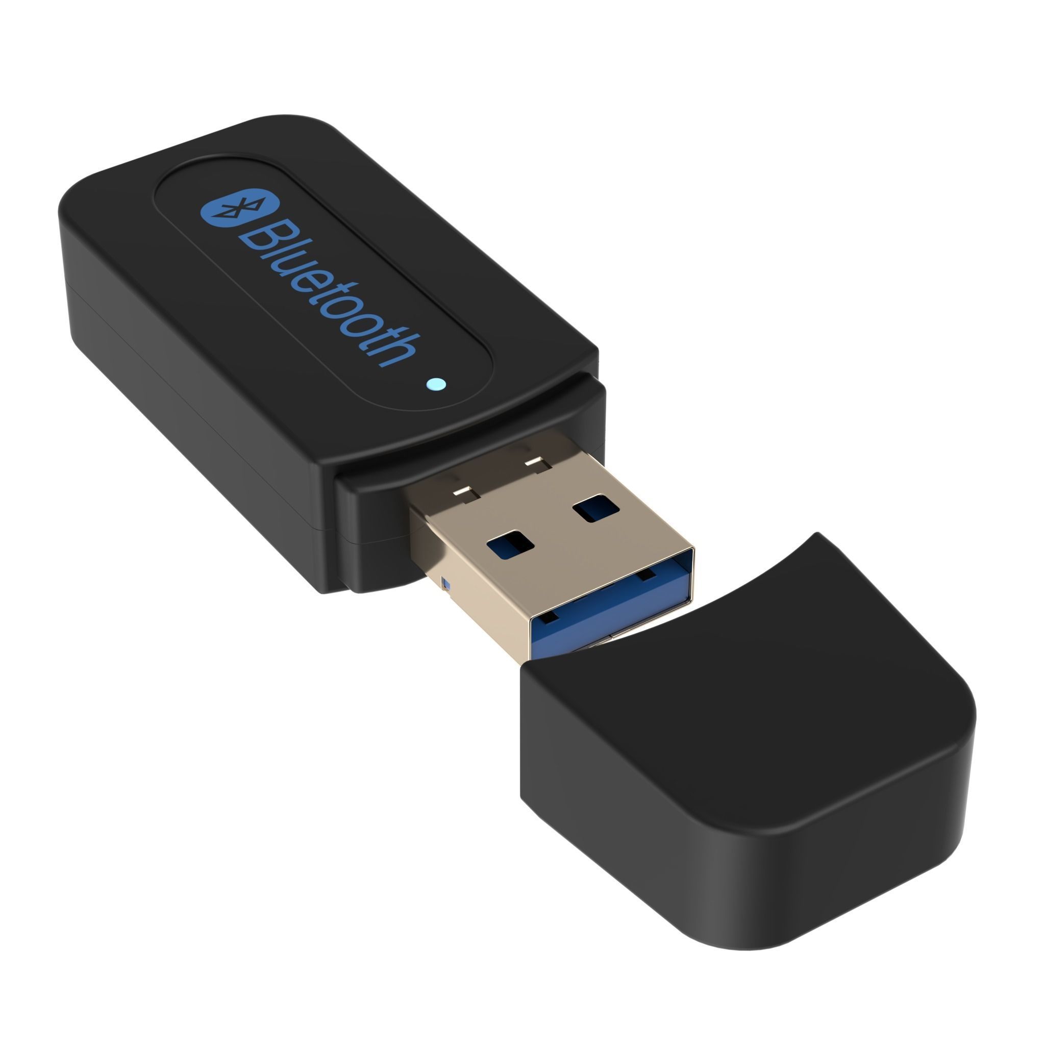 Usb Bluetooth 4 model B02 3D model_2