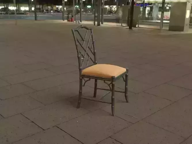 avery armless side chair