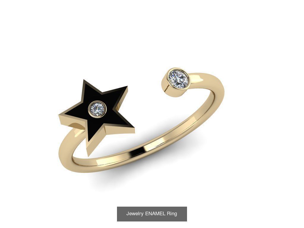 Jewelry Rings 3D Model Collection_116