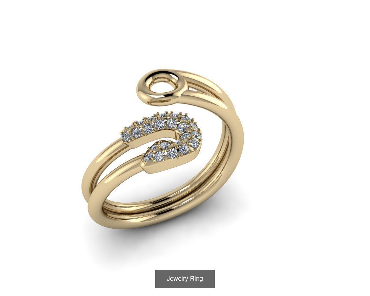 Jewelry Rings 3D Model Collection_119