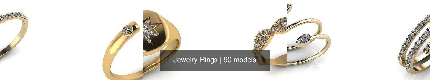 Jewelry Rings 3D Model Collection_25