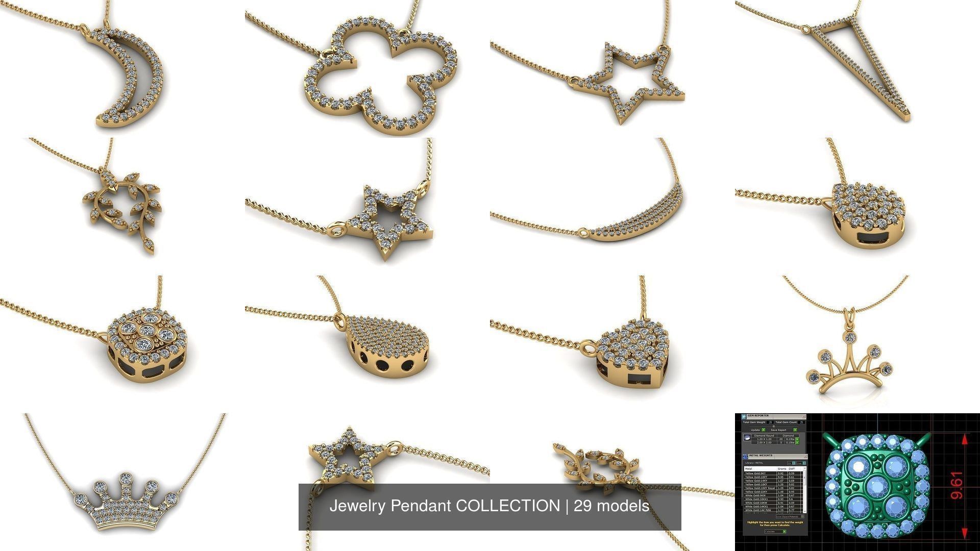 Jewelry Pendant COLLECTION _4