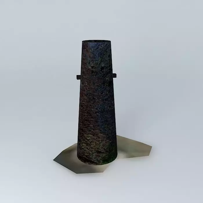 Water Tower in Estate Solitude USVI 3D model_0