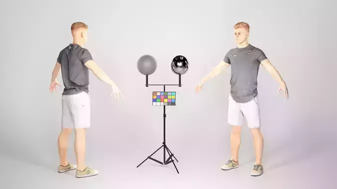 Stylish man in shorts 49