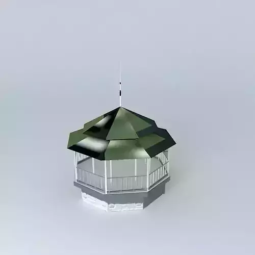 Peter G Thurland Sr Bandstand in Christiansted 3D model