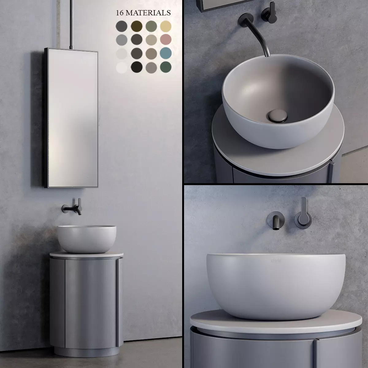 Ceramica Cielo Tiberino Low-poly 3D model