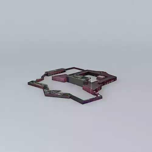 Fort Frederik St Croix USVI 3D model