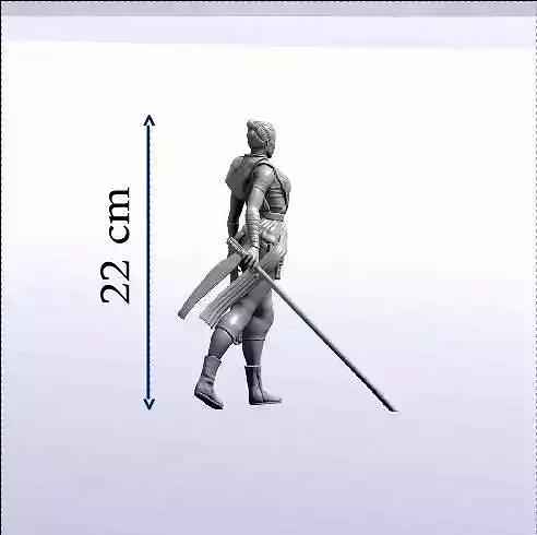 STATUE REY 22 cm 3D print model