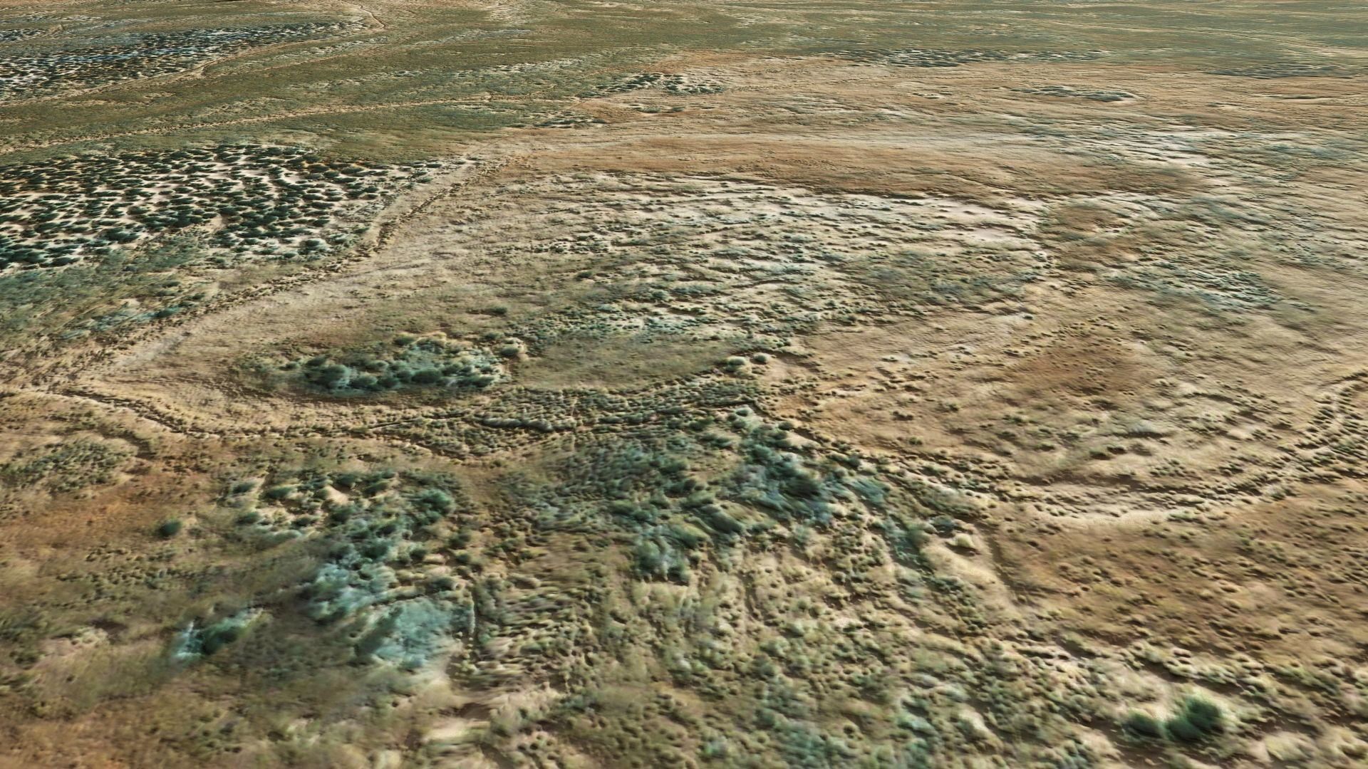 Landscape Terrain Surface Environment PBR 17 Low-poly 3D model_13