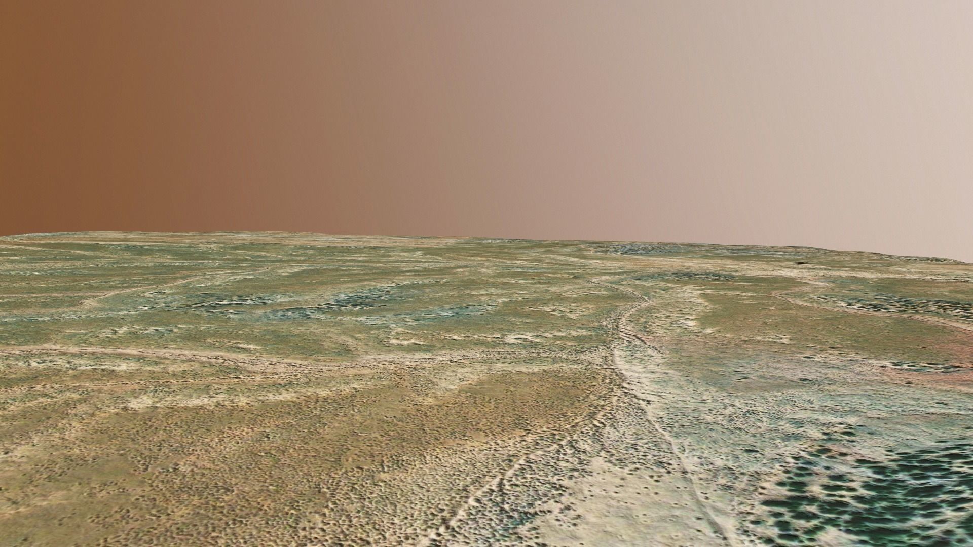 Landscape Terrain Surface Environment PBR 17 Low-poly 3D model_2