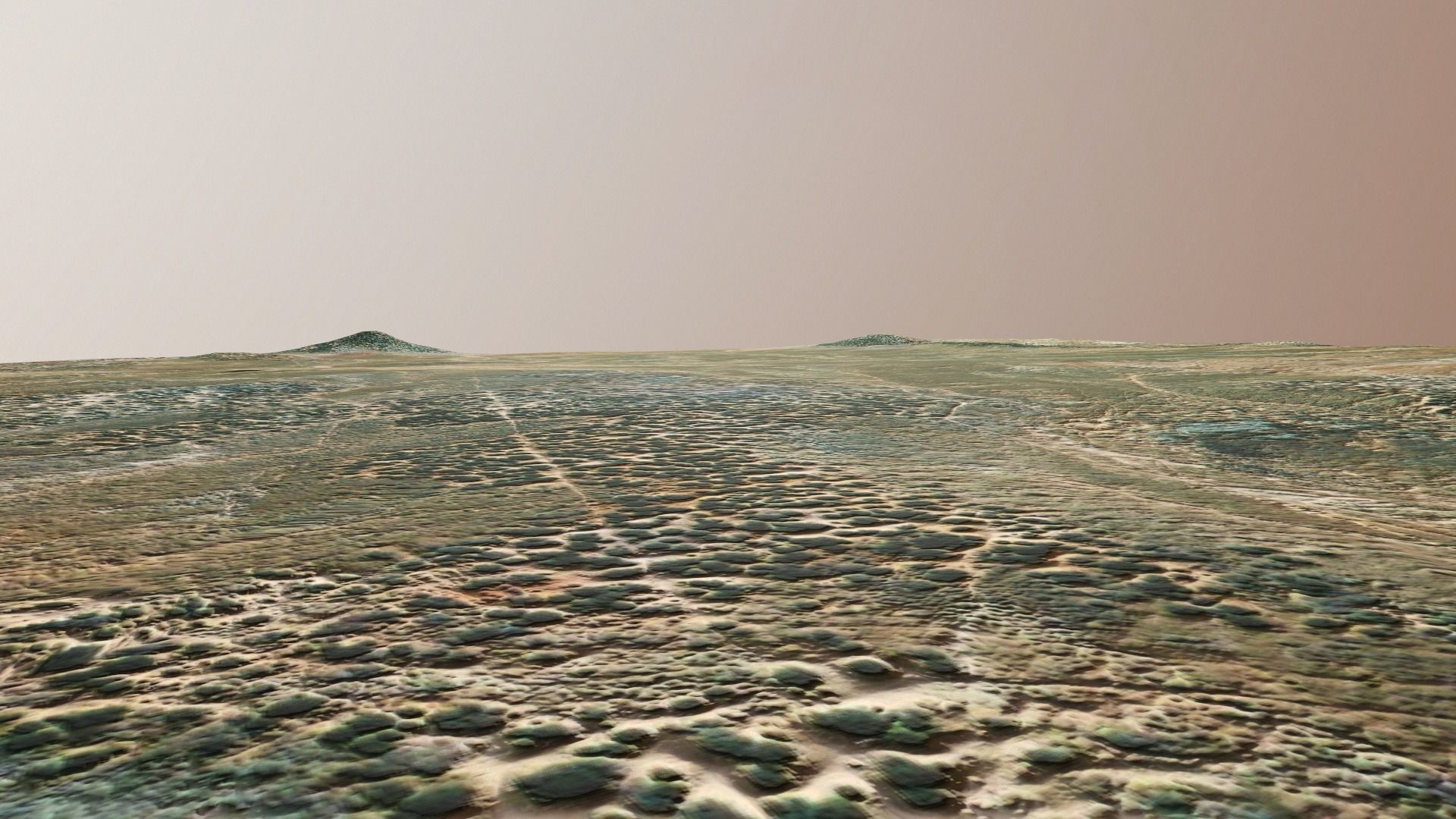 Landscape Terrain Surface Environment PBR 17 Low-poly 3D model_14