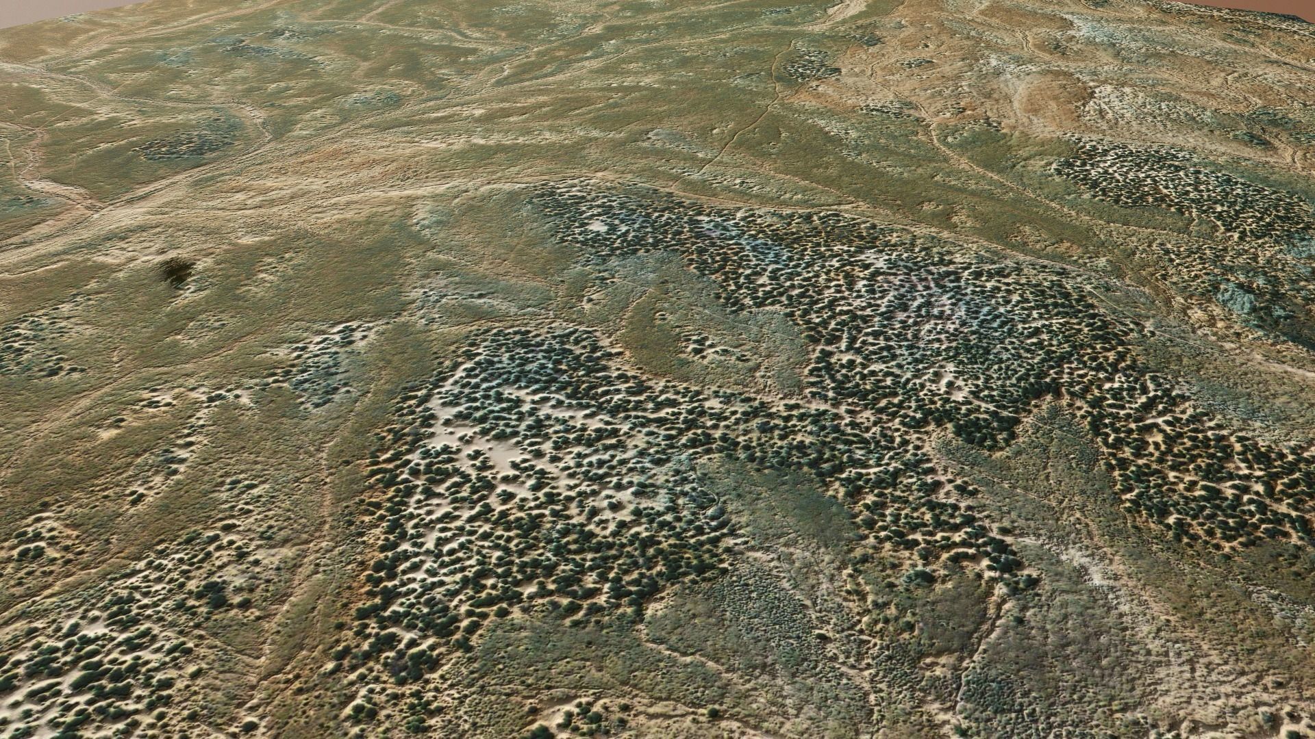 Landscape Terrain Surface Environment PBR 17 Low-poly 3D model_7