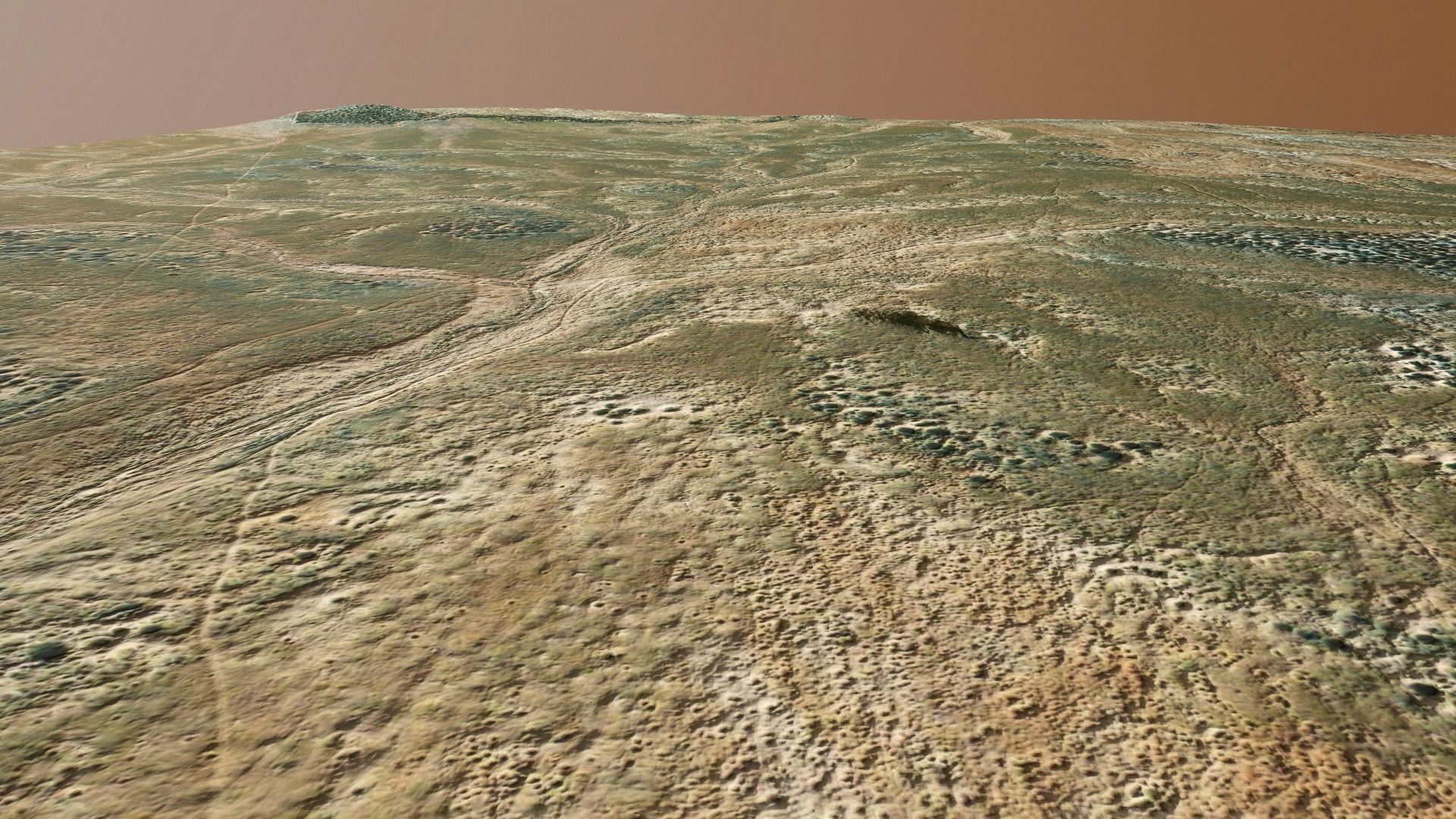 Landscape Terrain Surface Environment PBR 17 Low-poly 3D model_16
