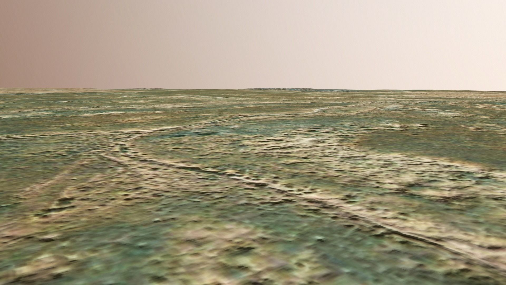 Landscape Terrain Surface Environment PBR 17 Low-poly 3D model_9
