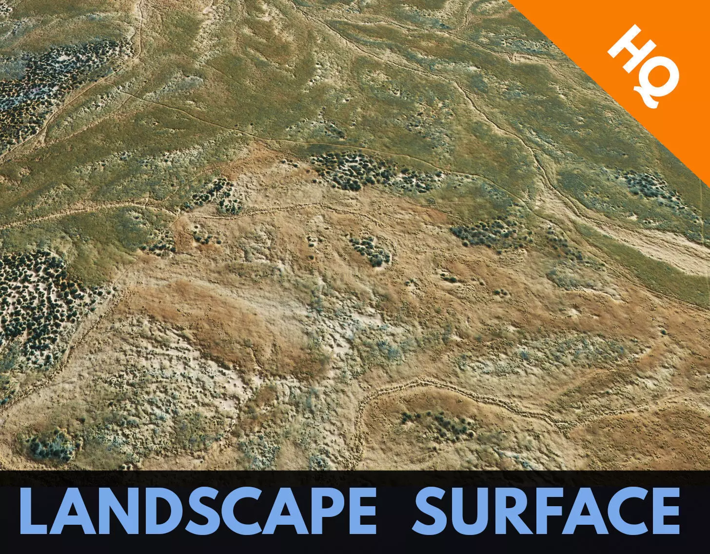 Landscape Terrain Surface Environment PBR 17 Low-poly 3D model_0