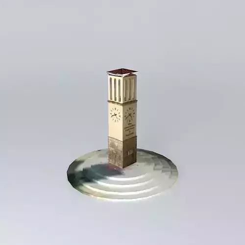 Eliza James McBean Clock Tower  Frederiksted Virgin Islands