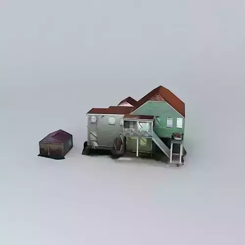 A Typical Residential and Business Building in Christiansted