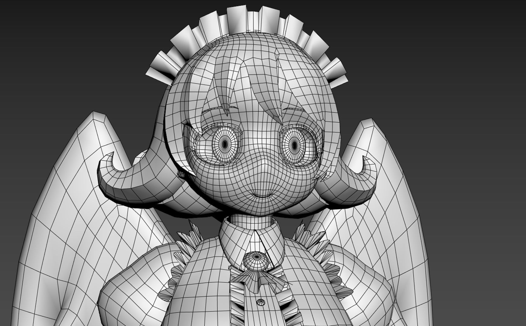 Ishuzoku Reviewers Maid 3D model_4