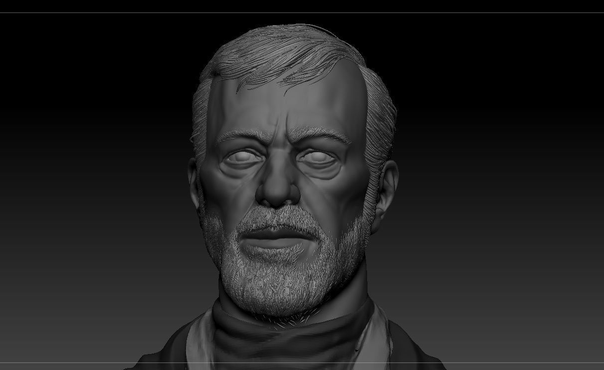 Alec Guinness - Obi Wan Kenobi - Star Wars 3D print model_14