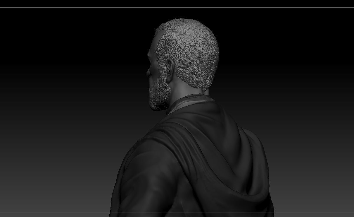 Alec Guinness - Obi Wan Kenobi - Star Wars 3D print model_6
