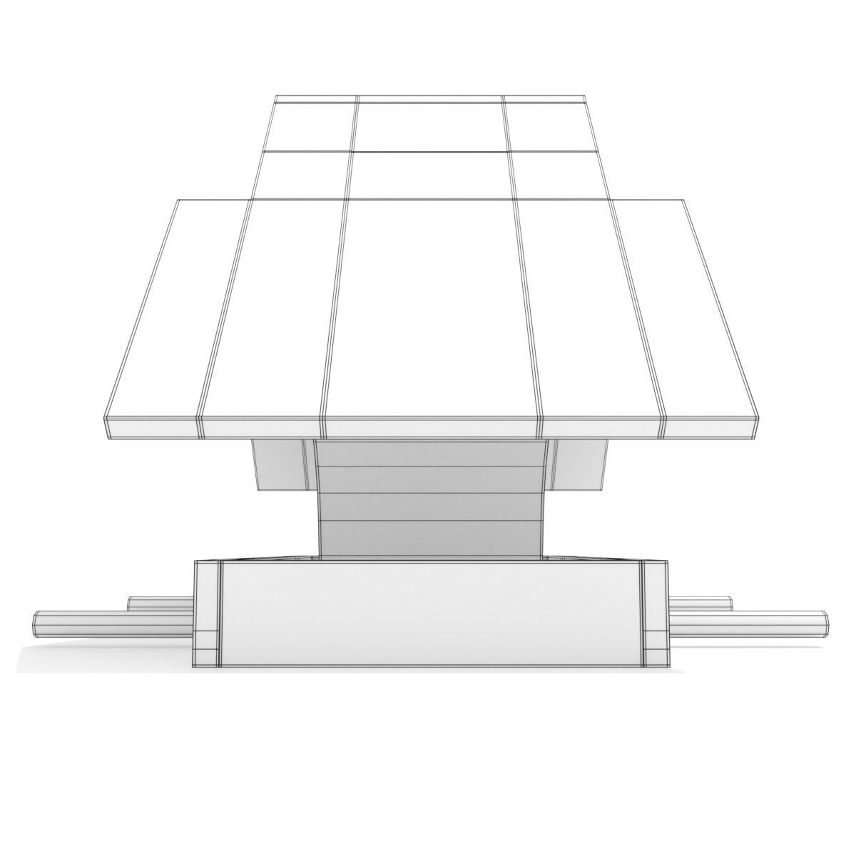 Wooden Bird Feeder - Triple A 3D model_9