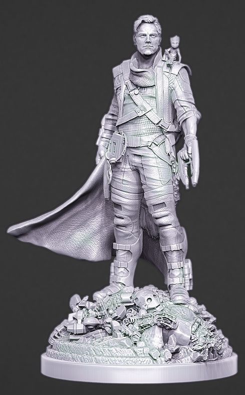 STARLORD - Peter Quill 3D print model_3