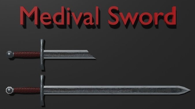 Sword Low-poly 3D model