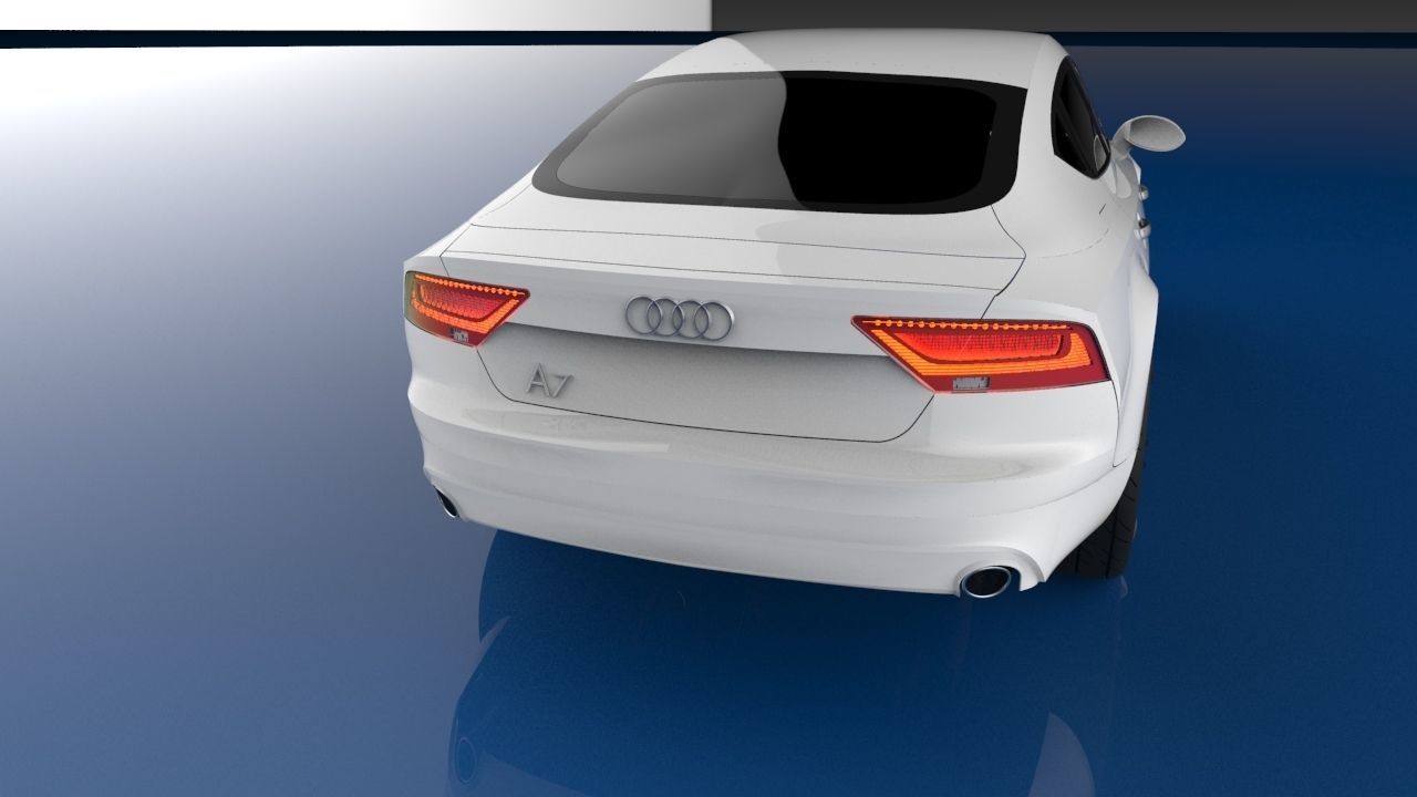 Audi Rs7 3D Model Native files Solidworks 3D model_7