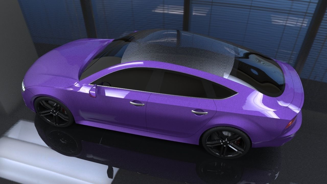 Audi Rs7 3D Model Native files Solidworks 3D model_29