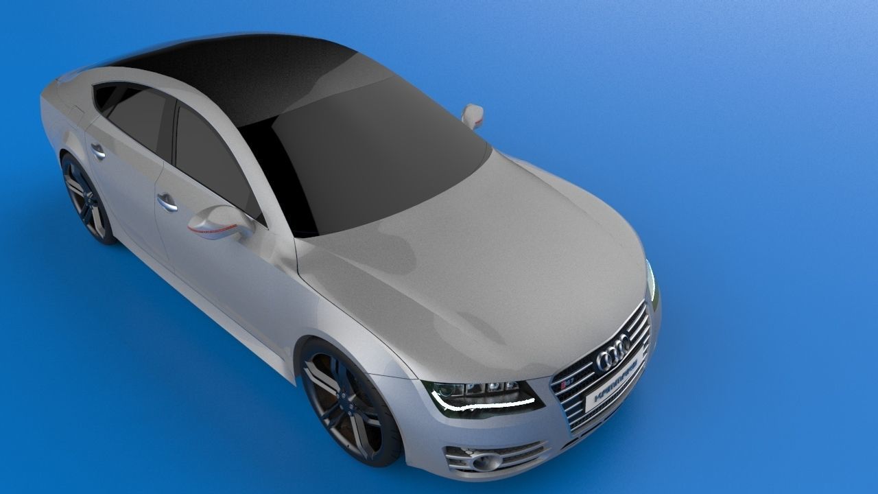 Audi Rs7 3D Model Native files Solidworks 3D model_3