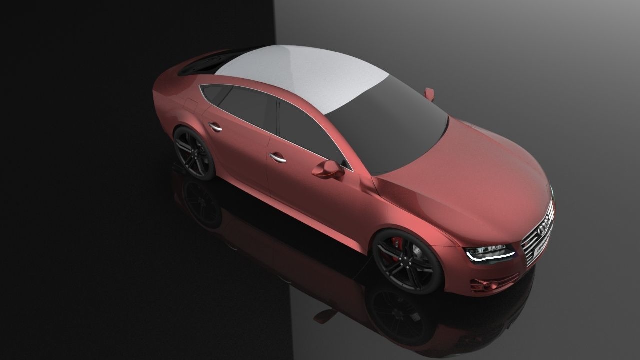 Audi Rs7 3D Model Native files Solidworks 3D model_9