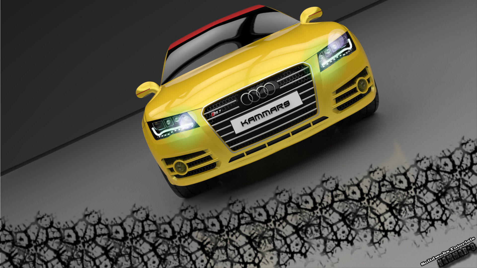 Audi Rs7 3D Model Native files Solidworks 3D model_31