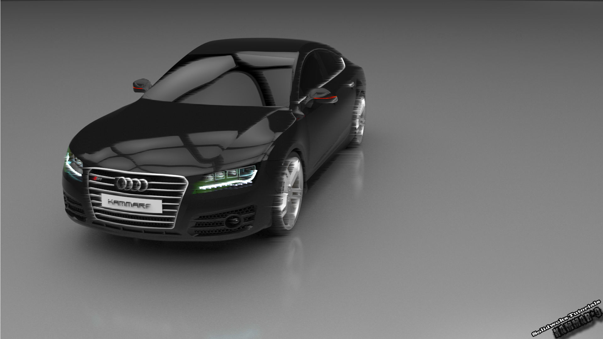Audi Rs7 3D Model Native files Solidworks 3D model_33