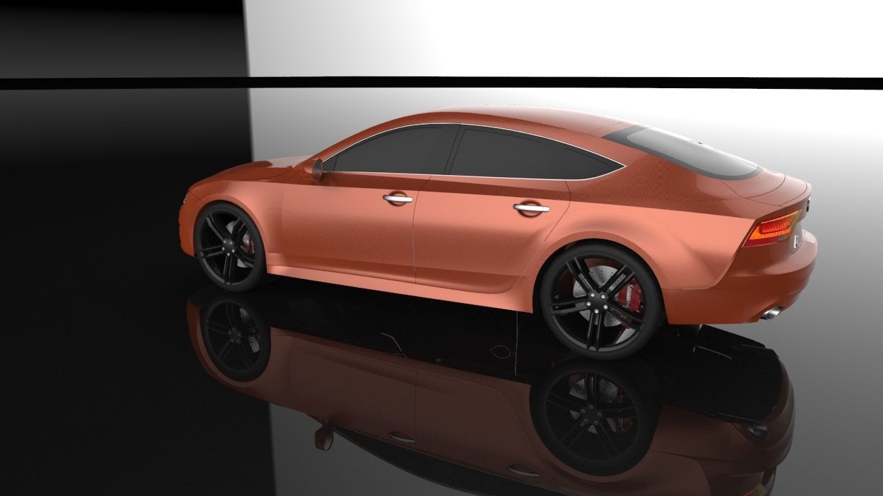 Audi Rs7 3D Model Native files Solidworks 3D model_10
