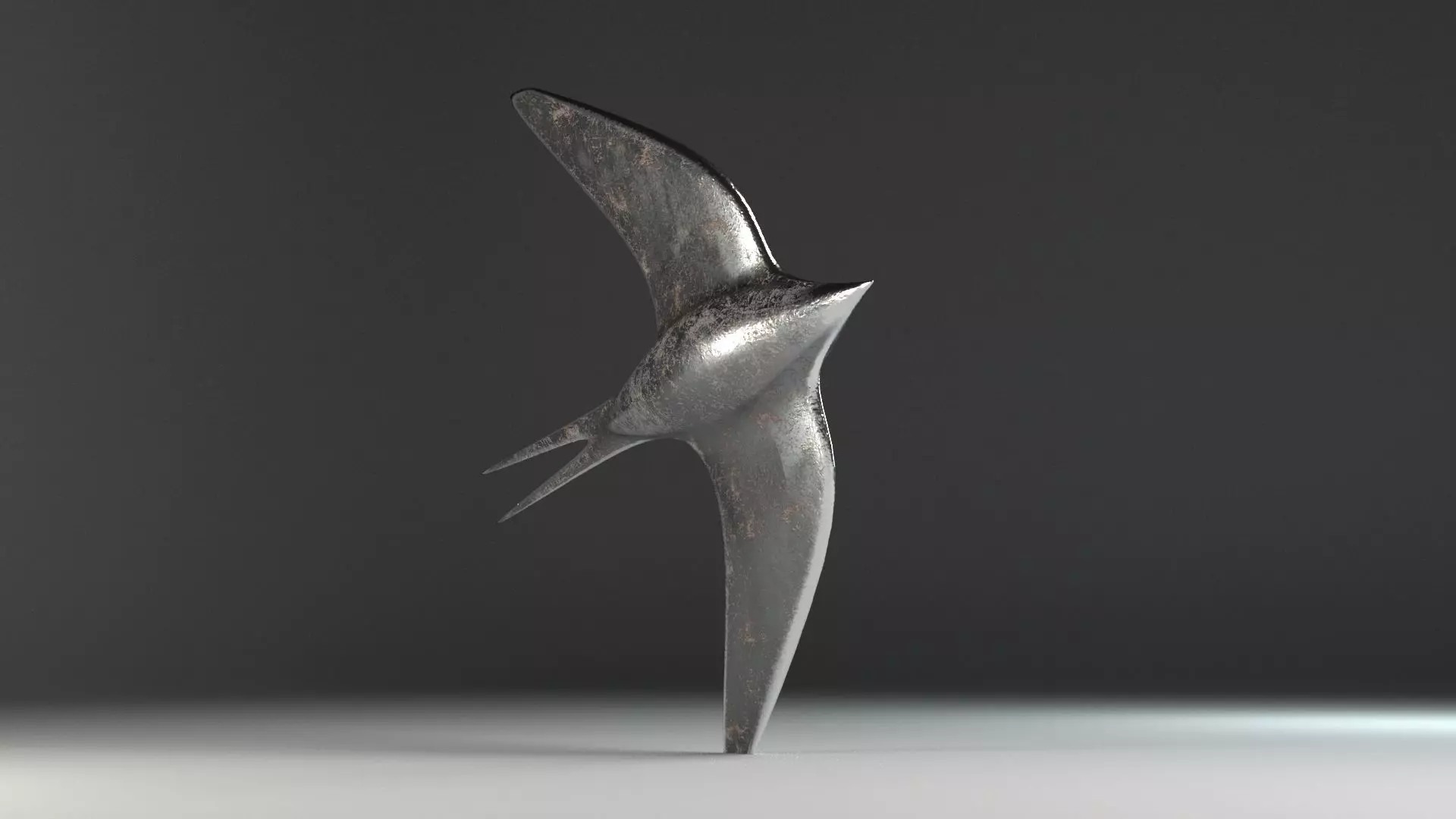 Shiny Swallow - Decoration 3D model_0