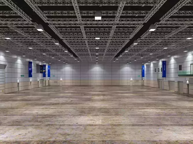 Exhibition Hall interior 8 3D model