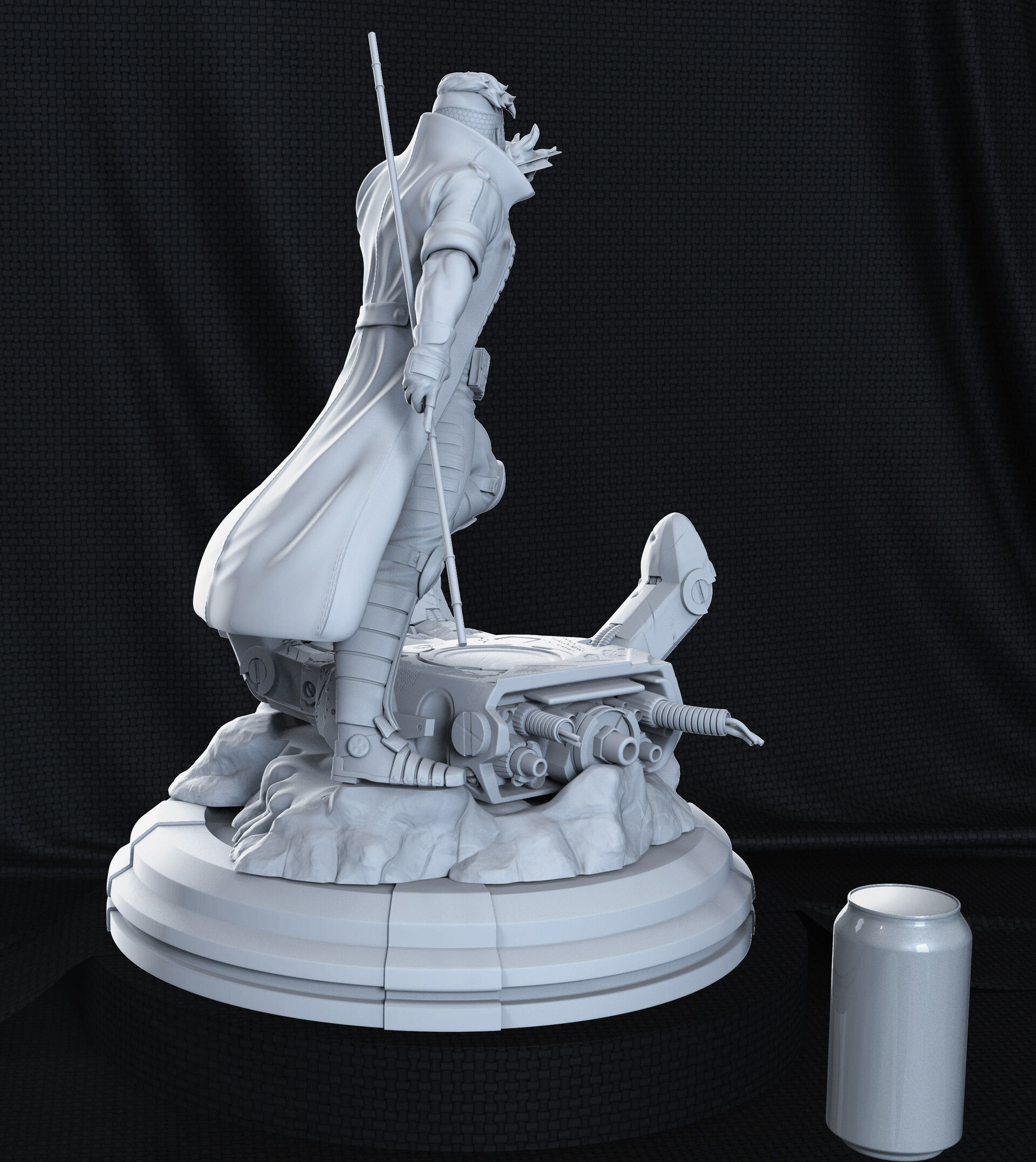 Gambit from X-men 3D print model 3D print model_2